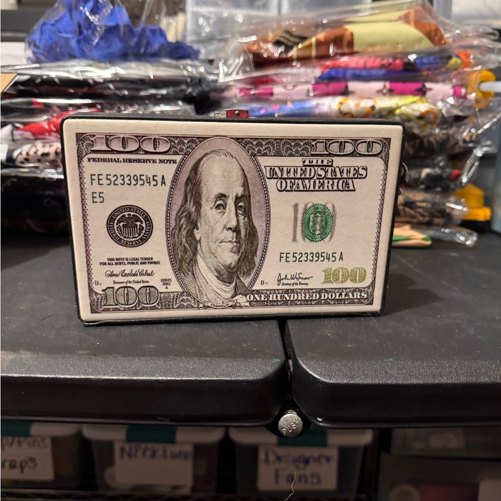Hundred Dollar Bill Clutch